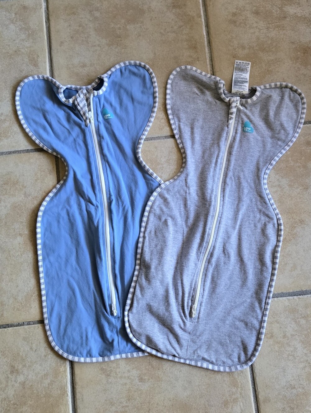 Lot of 2 Love To Dream Swaddle Up Original Sleep Sacks Newborn Cotton